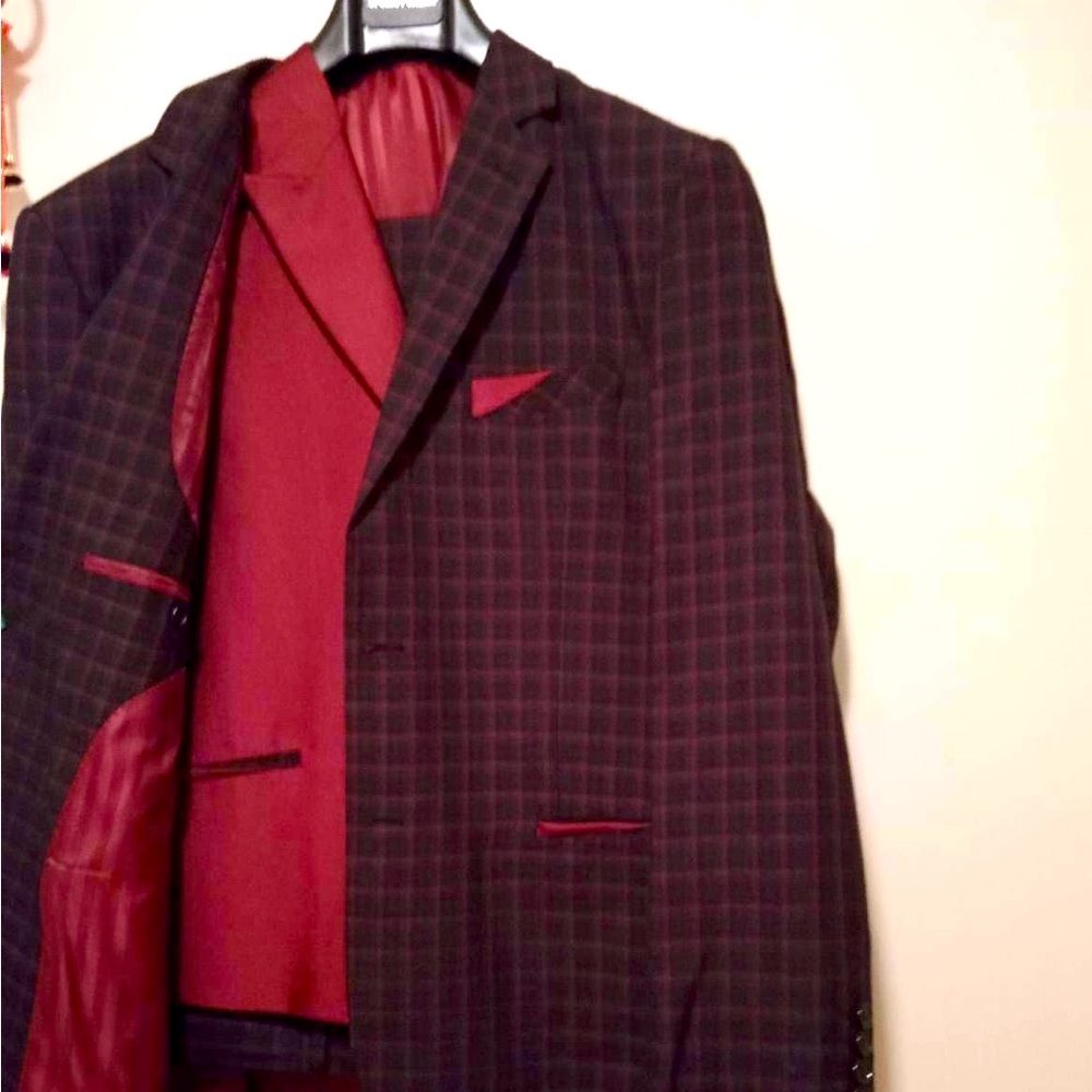 These where my pops suits we have a lot of them beautiful brand new suits